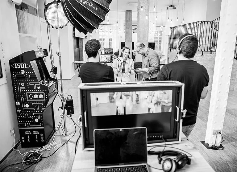 everCONTENT · ISDI · Fotografía corporativa · Equipo y rodaje